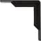 Ekena Millwork Stockport Steel Bracket, Antiqued Pewter 2"W x 8"D x 8"H BKTM02X08X08STAPW - alternate 3